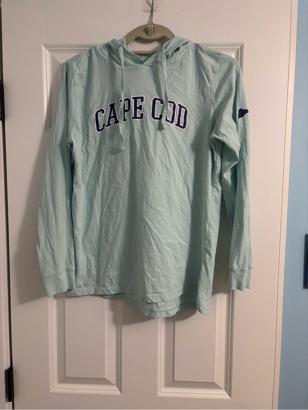Cape Cod Mint Green Hooded Top